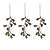 Southwold Mistletoe Decorations Set of 3