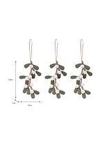 Southwold Mistletoe Decorations Set of 3