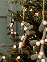 Southwold Mistletoe Decorations Set of 3