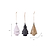 Buckland Hanging Christmas Trees Set of 3