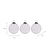 Uffington Baubles Set of 3 Cinnamon