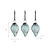 Whelford Bauble Set of 3 Rosemary