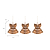 Maddox Angel Set of 3 Cinnamon