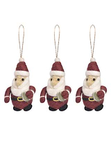 Southwold Hanging Santa Set of 3 Berry