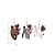 Southwold Reindeer Decorations Set of 3