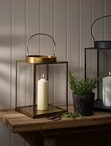 Wittersham Lantern Small Antique Brass