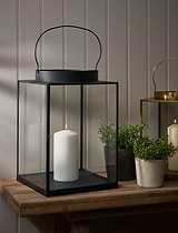 Wittersham Lantern Large Black