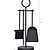 Paxford Fireside Tool Set Black