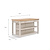 Walcote Kitchen Island Clay Wood