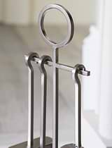 Paxford Fireside Tool Set Silver Finish
