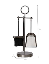 Paxford Fireside Tool Set Silver Finish