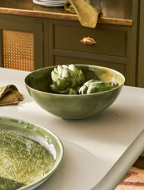 Alvescot Serving Bowl Moss Green