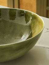 Alvescot Serving Bowl Moss Green