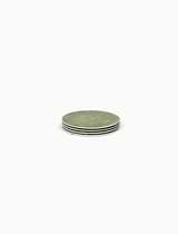 Alvescot Coasters Set of 4 Moss Green