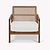 Lambourne Rattan Armchair Cream