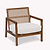 Lambourne Rattan Armchair Cream