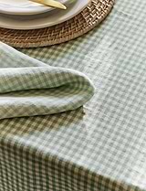 Oaksey Checked Runner 36x250cm Rosemary