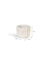 Cetara Pot 18cm White