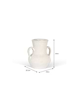Ravello Vase with Handles White