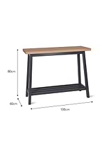 Clockhouse Console Table Carbon