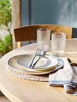 Shipston Dinner Plate Ink