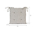 Charingworth Stripe Seat Pad Charcoal