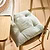 Oaksey Checked Seat Pad Rosemary