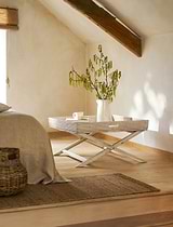 Wittering Rattan Coffee Tray Table with Stand Square