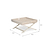 Wittering Rattan Coffee Tray Table with Stand Square