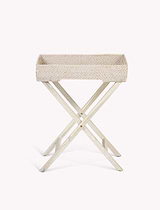 Wittering Rattan Tray Table with Stand Rectangle