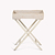 Wittering Rattan Tray Table with Stand Rectangle