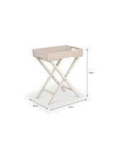 Wittering Rattan Tray Table with Stand Rectangle