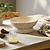 Wittering Rattan Bowl White