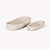 Wittering Rattan Oval Trays Set of 2 White