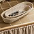 Wittering Rattan Oval Trays Set of 2 White