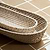 Wittering Rattan Oval Trays Set of 2 White