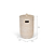 Wittering Rattan Bathroom Bin White