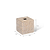 Wittering Rattan Square Tissue Box Holder  White