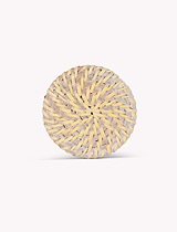 Wittering Rattan Coasters Set of 4 White