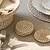 Wittering Rattan Coasters Set of 4 White