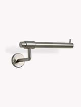 Novello Toilet Roll Holder Brushed Nickel