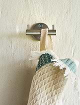Novello Double Hook Brushed Nickel