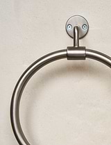 Novello Towel Ring Brushed Nickel