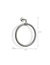 Novello Towel Ring Brushed Nickel