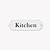 Enamel Kitchen Sign White