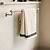 Novello Towel Rail Large Brushed Nickel