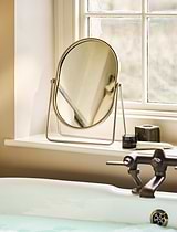 Novello Vanity Mirror Brushed Nickel
