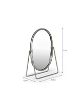 Novello Vanity Mirror Brushed Nickel