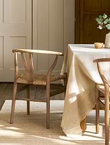 Chilthorne Wishbone Dining Chair Set of 2 Lime Wash