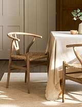 Chilthorne Wishbone Dining Chair Set of 2 Lime Wash